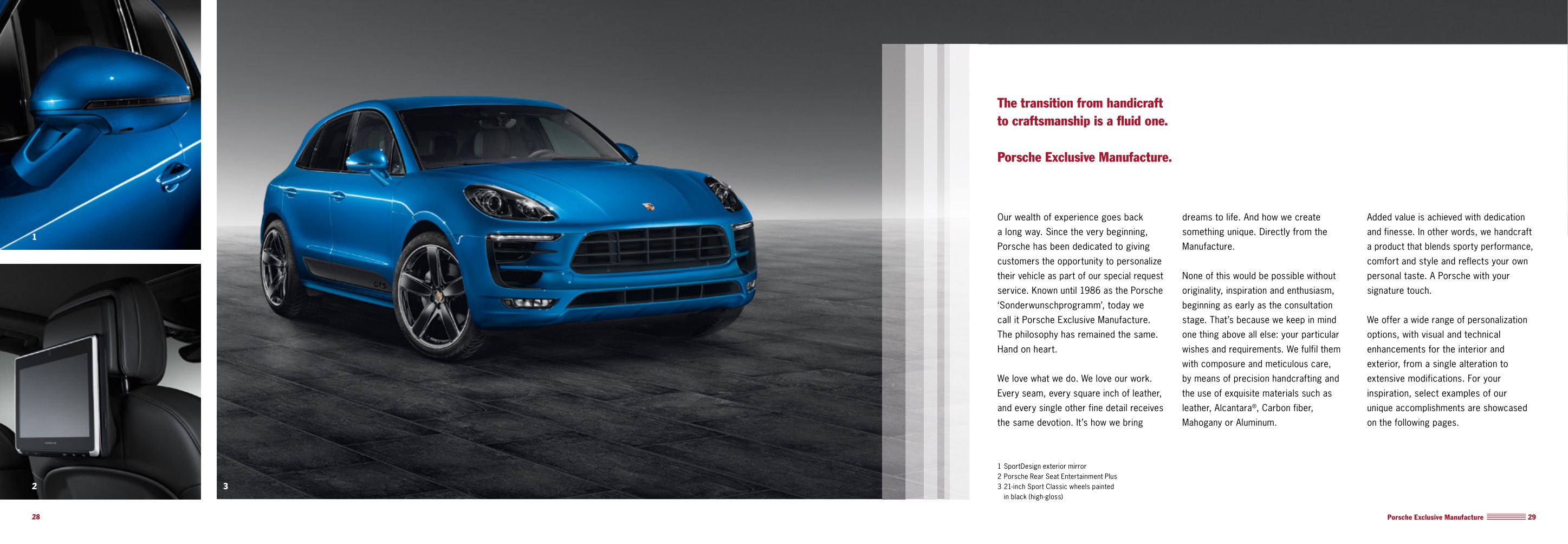 2016 Porsche Macan GTS 2 Brochure Page 1